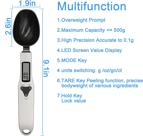 Mini Digital Food Scale Spoon
